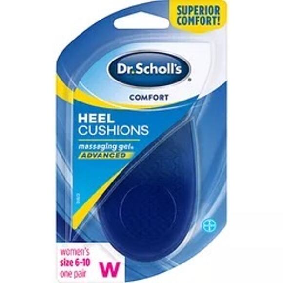 Dr. Scholl's Other - Dr. Scholl’s Heel cushions massaging gel Women’s size 6-10 (Bundle of 3)